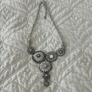 Maurices Silver Medallion Necklace